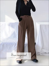 Slouchy pleated tailored trousers - Sun Imperial (photo 2)