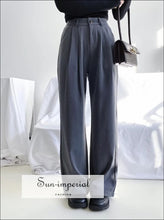 Slouchy pleated tailored trousers - Sun Imperial (photo 3)