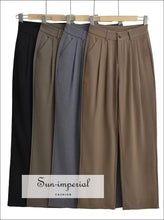 Slouchy pleated tailored trousers - Sun Imperial (photo 6)