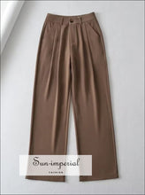 Slouchy pleated tailored trousers - Sun Imperial (photo 7)
