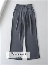 Slouchy pleated tailored trousers - Sun Imperial (photo 8)