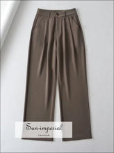 Slouchy pleated tailored trousers - Sun Imperial (photo 9)