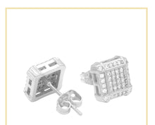 Square CZ Stud Earrings — Style 10 - Sun Imperial product photo 7