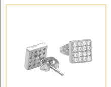 Square CZ Stud Earrings — Style 4 - Sun Imperial product photo 5