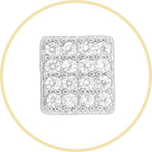 Square CZ Stud Earrings — Style 4 - Sun Imperial product photo 8