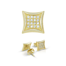 Square CZ Stud Earrings — Style 5 - Sun Imperial product photo 1
