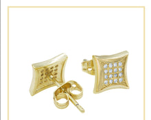 Square CZ Stud Earrings — Style 5 - Sun Imperial product photo 3