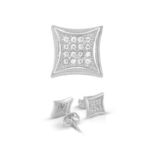 Square CZ Stud Earrings — Style 5 - Sun Imperial product photo 6