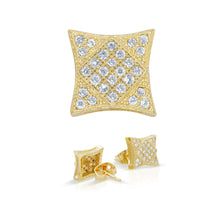 Square CZ Stud Earrings — Style 7 - Sun Imperial product photo 1