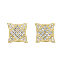Square CZ Stud Earrings — Style 7 - Sun Imperial product photo 2