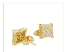 Square CZ Stud Earrings — Style 7 - Sun Imperial product photo 3