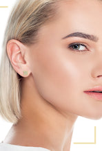 Square CZ Stud Earrings — Style 7 - Sun Imperial product photo 5