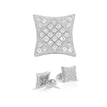 Square CZ Stud Earrings — Style 7 - Sun Imperial product photo 6