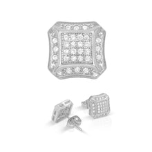 Square CZ Stud Earrings — Style 8 - Sun Imperial product photo 5