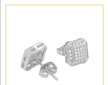 Square CZ Stud Earrings — Style 8 - Sun Imperial product photo 6