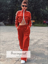 Striped Zip Jacket or Drawstring Joggers - Sun Imperial product photo 1