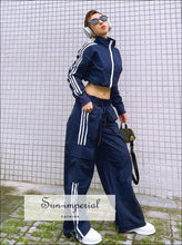 Striped Zip Jacket or Drawstring Joggers - Sun Imperial product photo 2