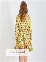 Tia Printed Tie-Dye A-Line Mini Dress - Sun Imperial product photo 2