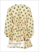 Tia Printed Tie-Dye A-Line Mini Dress - Sun Imperial product photo 4