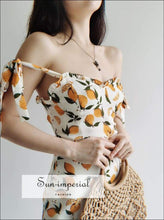 Sun-imperial Women Tie Strap Mini Dress Floral Sweetheart Neckline and Ruffle Edges Usa SUN-IMPERIAL United States