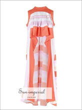 Women's asymmetrical vintage sleeveless blouse