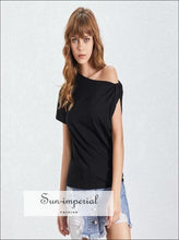 Women's casual short sleeve T-shirt
