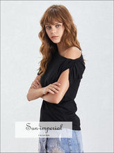 Women's casual short sleeve T-shirt