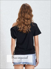 Women's casual short sleeve T-shirt