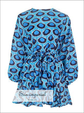 Women's floral print A-line mini dress