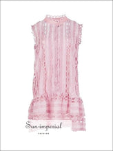 Women's lace off shoulder mini dress