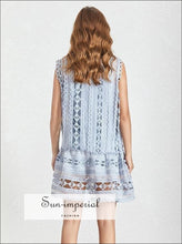 Women's lace off shoulder mini dress