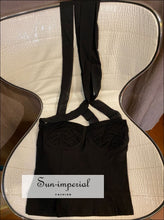 Women's vintage tie strap ruched cami top