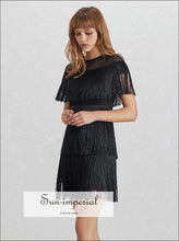 Sydney Dress- Summer Lace Women’s Dress O Neck Short Sleeve High Waist Slim 2019 a Line A Dresses, Waist, Neck, Sleeve, vintage SUN-IMPERIAL