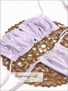 Tie Dye Bikini Swimwear - Pale Purple bikini, bikini set, hot lavernder, mouve SUN-IMPERIAL United States