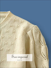 Twist Front Knit Cardigan Sweater - Sun Imperial (photo 4)