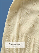 Twist Front Knit Cardigan Sweater - Sun Imperial (photo 7)