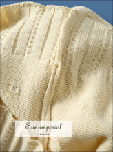 Twist Front Knit Cardigan Sweater - Sun Imperial (photo 8)