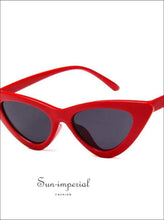 Vintage Cateye Sunglasses Women Small Cat Eye Sun Glasses Colorful Eyewear for Female - SUN-IMPERIAL United States