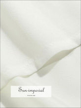 Vintage France White Lace Long Sleeve O Neck Midi Dress sleeve Dress, vintage style SUN-IMPERIAL United States