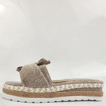 Wedge Bow Tie Slide Sandals with Mid Heel in 8 Colors - Sun Imperial (photo 7)