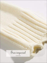 White Floral Knit Cardigan - Sun Imperial (photo 10)