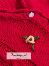 White Floral Knit Cardigan - Sun Imperial (photo 4)