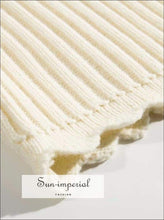 White Floral Knit Cardigan - Sun Imperial (photo 9)