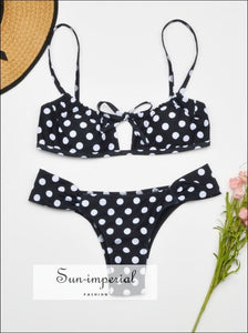 White with Pink Leopard Print High Waist Bikini Set Keyhole detail SUN-IMPERIAL United States