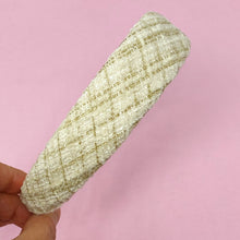 Wide Tweed Headband - Sun Imperial (photo 3)