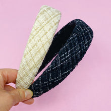 Wide Tweed Headband - Sun Imperial (photo 5)
