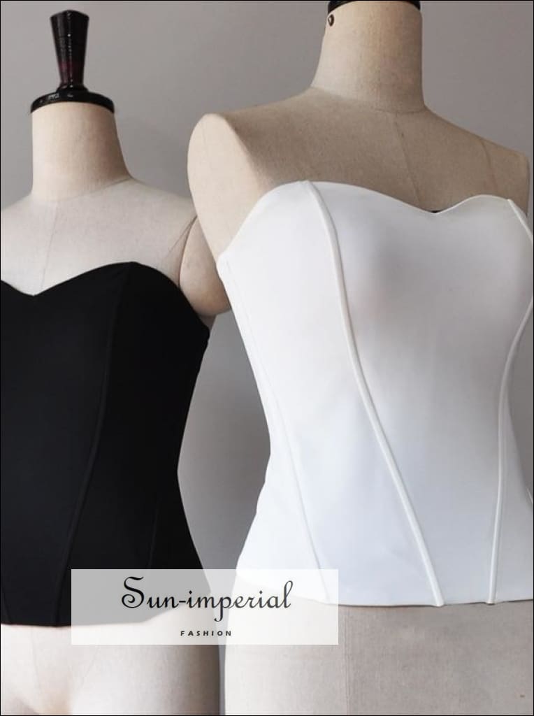 Sun-imperial - women basic sweetheart neck boned corset fashion