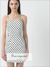 Women Cami Bodycon Polka Dot Mini Dress BASIC SUN-IMPERIAL United States