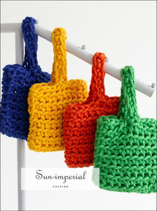 Women Casual Woven Knitted Small Handbag Sun-Imperial United States
