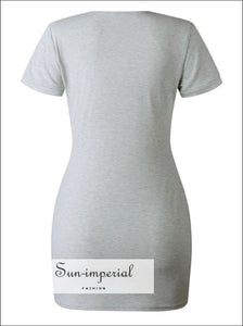 Women Lace Mini Slit T-shirt Dress Short Sleeve O-neck Summer Dress